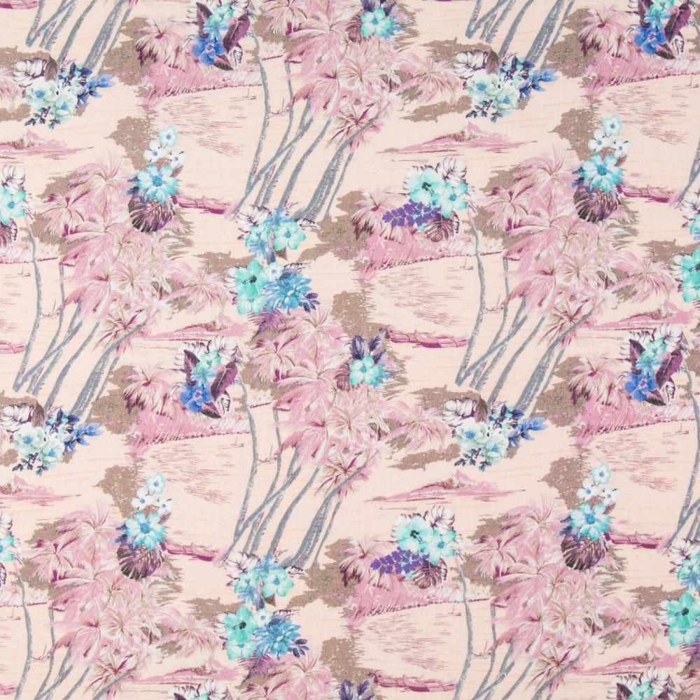 Coton Rustique Hawaï Saumon - Ribes y Casals