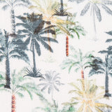 Coton Rustique Palmiers Vert Forêt - Ribes y Casals