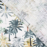 Coton Rustique Palmiers Vert Forêt - Ribes y Casals