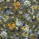 Viscose Floral Rustique Vert - Ribes y Casals