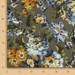 Viscose Floral Rustique Vert - Ribes y Casals