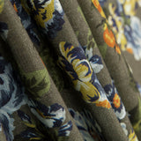 Viscose Floral Rustique Vert - Ribes y Casals