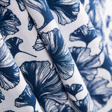 Drap Imprimé Ginkgo Bleu - Ribes y Casals