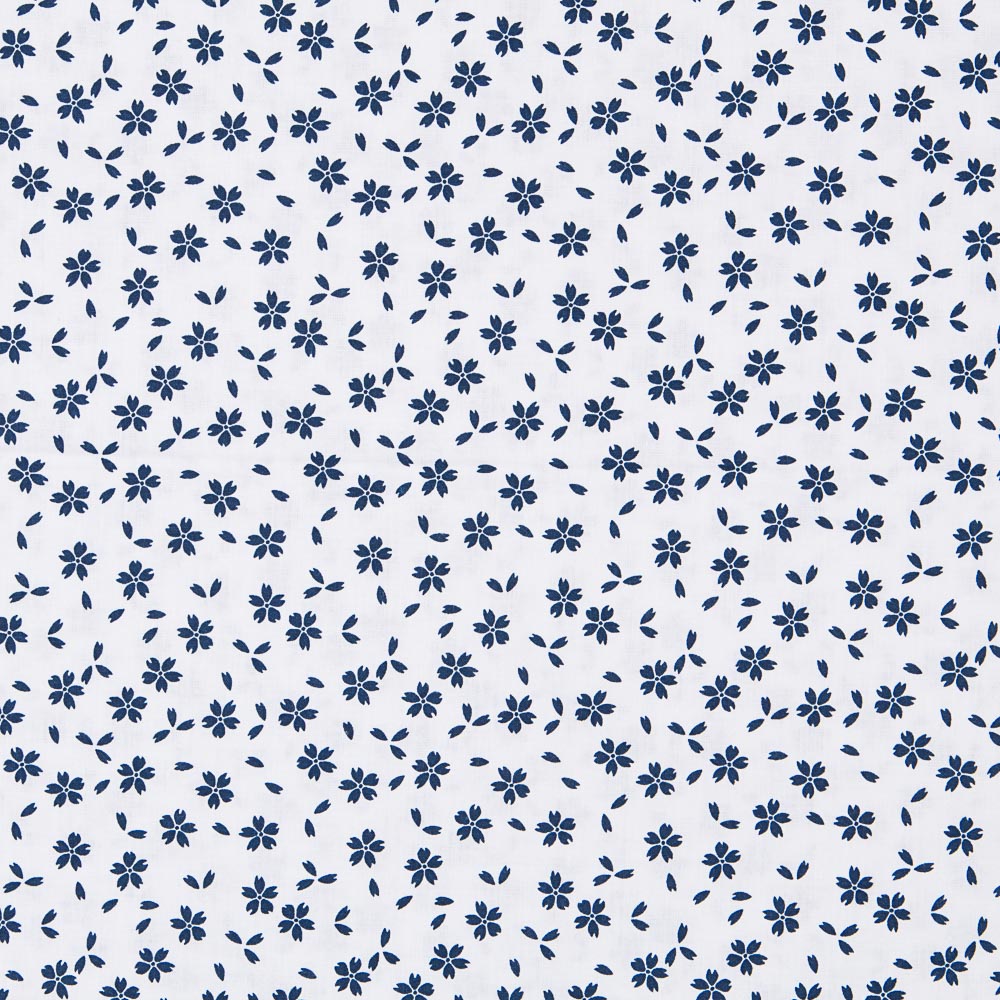 Drap Imprimé Fleurs Marine - Ribes y Casals