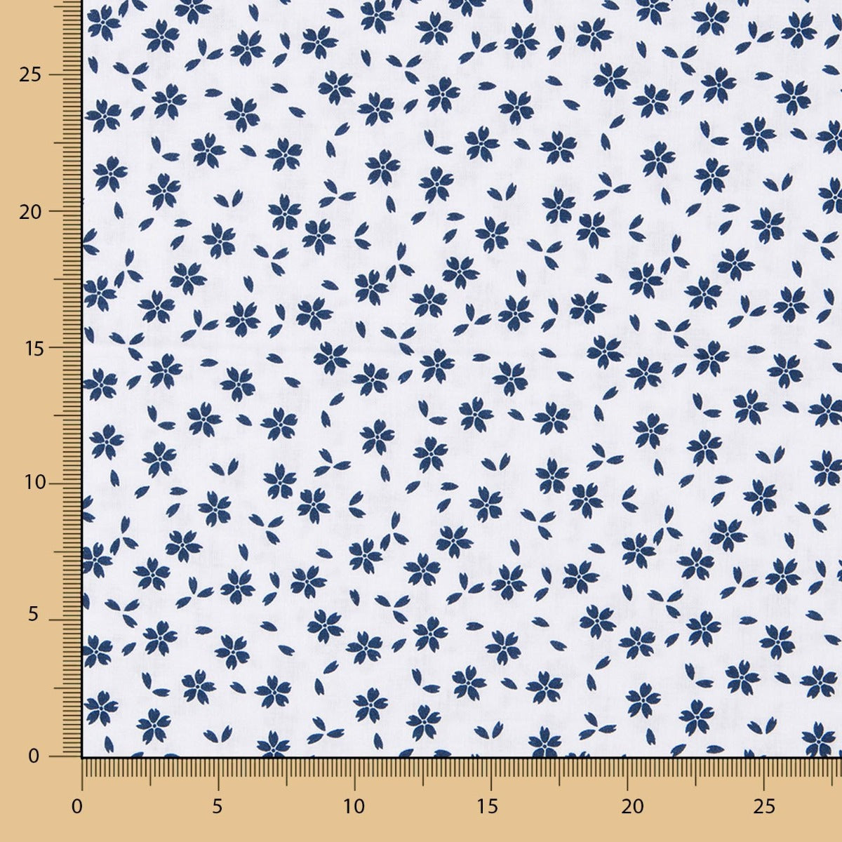 Drap Imprimé Fleurs Marine - Ribes y Casals