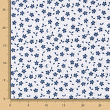 Drap Imprimé Fleurs Marine - Ribes y Casals