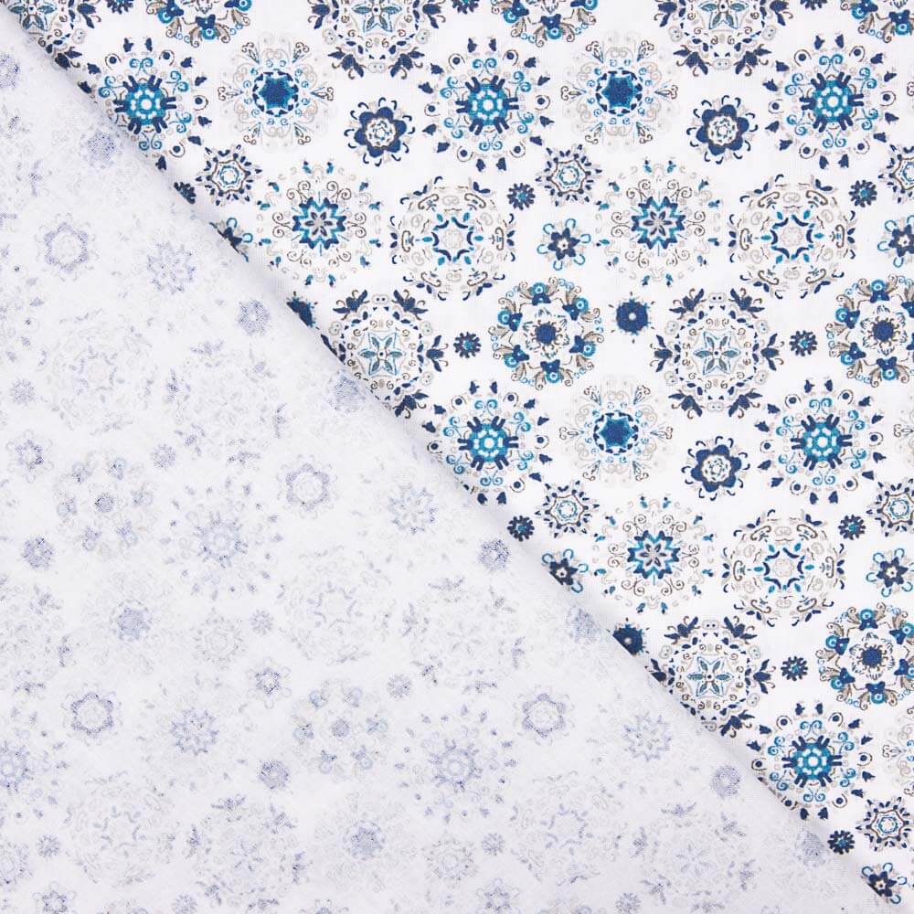 Drap imprimé bleu Nadine - Ribes y Casals