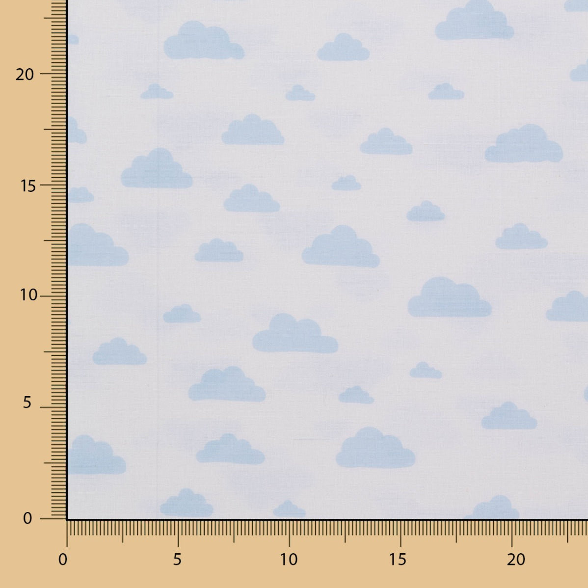 Drap Imprimé Nuages Bleu - Ribes y Casals