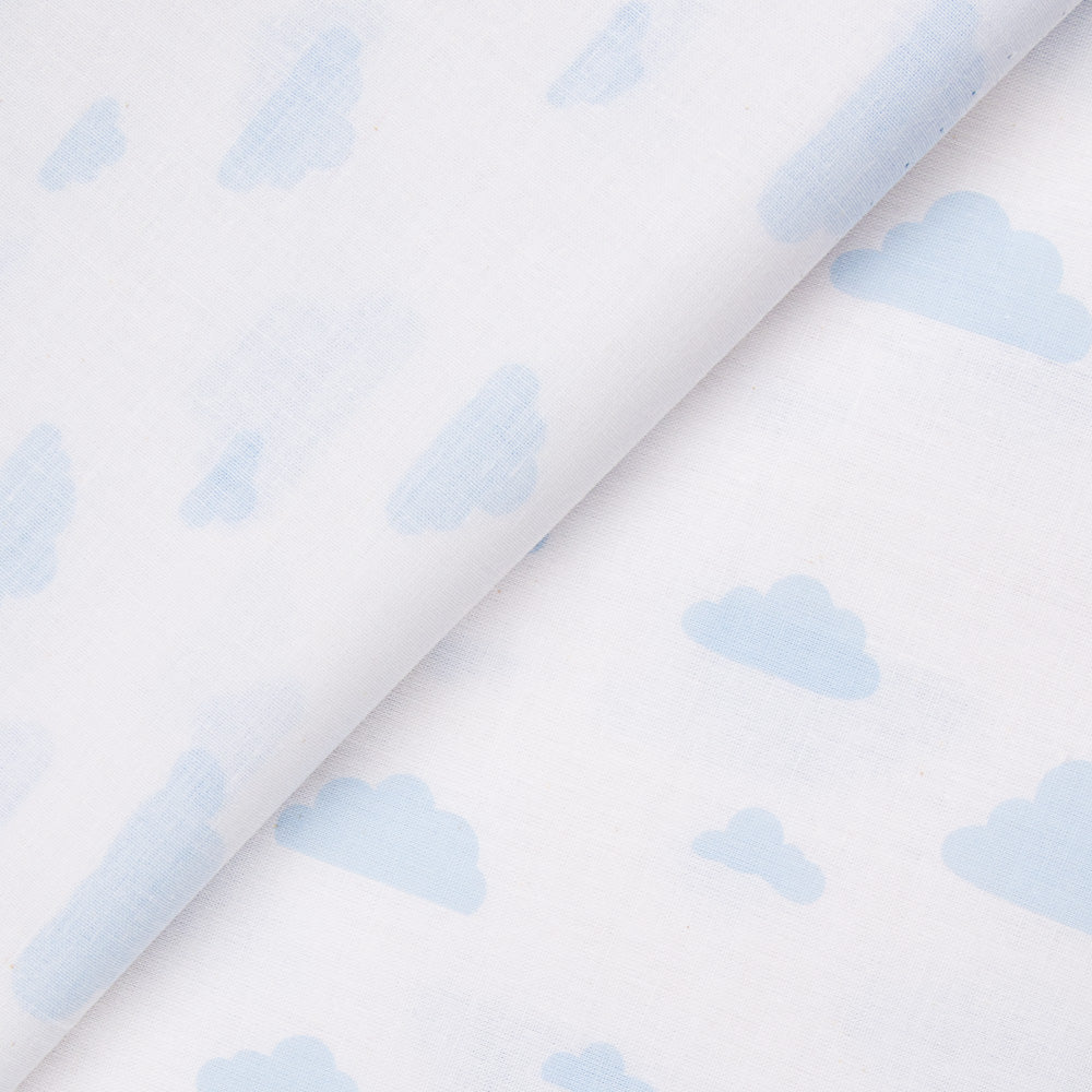 Drap Imprimé Nuages Bleu - Ribes y Casals
