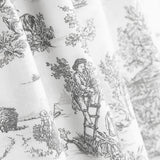 Drap Toile de Jouy Gris - Ribes y Casals