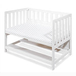 Drap Berceau à Pois Celeste - Ribes y Casals