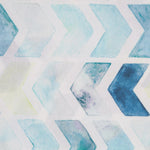 Drap Imprimée Zigzag Bleu - Ribes y Casals