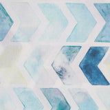 Drap Imprimée Zigzag Bleu - Ribes y Casals