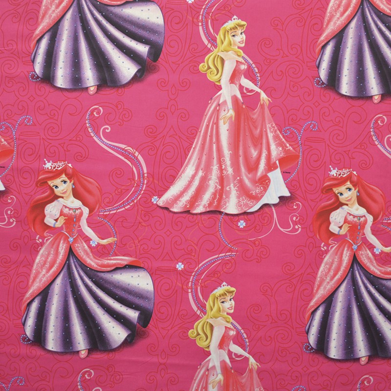 Draps Princesses Disney Fuchsia - Ribes y Casals