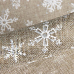 Imprimé Étoiles Blanches de Noël en Jute - Ribes y Casals