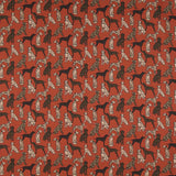 Sergé Cotton Chiens Écru - Ribes y Casals