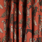 Sergé Cotton Chiens Écru - Ribes y Casals