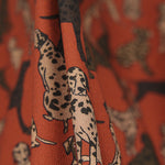 Sergé Cotton Chiens Écru - Ribes y Casals