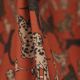 Sergé Cotton Chiens Écru - Ribes y Casals