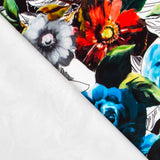 Sergé Biélastique Botanique Blue - Ribes y Casals