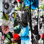 Sergé Biélastique Botanique Blue - Ribes y Casals