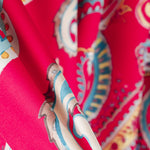 Sergé Biélastique Cachemire Rouge - Ribes y Casals