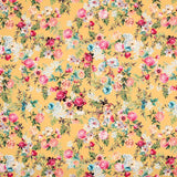 Sergé Bi-élastique Oeillets Jaune Albero - Ribes y Casals