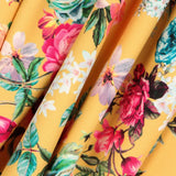 Sergé Bi-élastique Oeillets Jaune Albero - Ribes y Casals