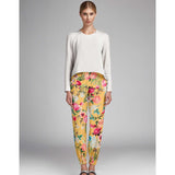 Sergé Bi-élastique Oeillets Jaune Albero - Ribes y Casals