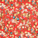 Sergé Bi-élastique Oeillets Rouge - Ribes y Casals