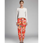 Sergé Bi-élastique Oeillets Rouge - Ribes y Casals