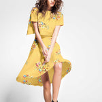 Sergé Biélastique Albero Floral - Ribes y Casals