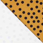 Sergé Bi-élastique Pois Doré - Ribes y Casals