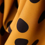 Sergé Bi-élastique Pois Doré - Ribes y Casals