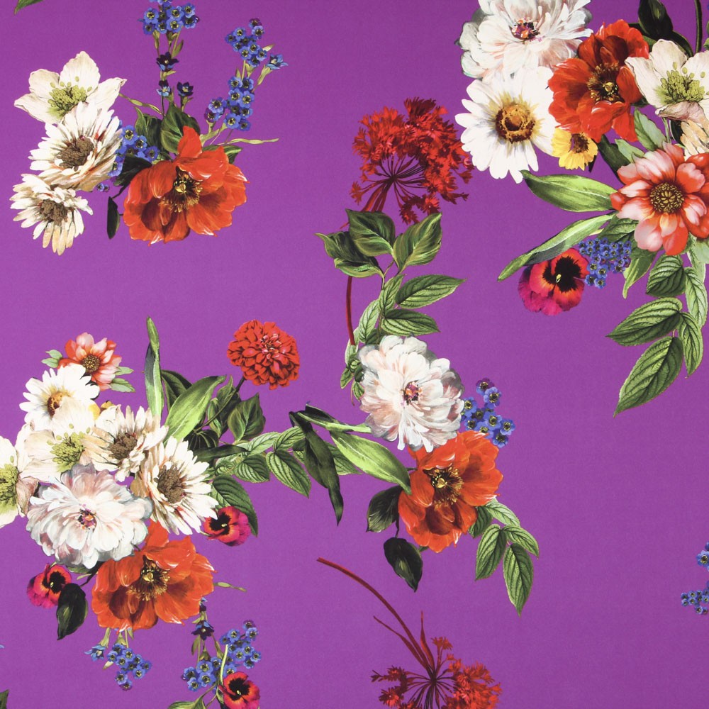 Sergé Élastique Corsage Mauve - Ribes y Casals