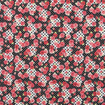 Sergé Élastique Flamenca Patchwork Noir - Ribes y Casals