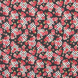 Sergé Élastique Flamenca Patchwork Noir - Ribes y Casals