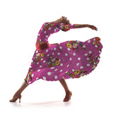 Sergé Stretch Fleurs y Pois  Rose - Ribes y Casals