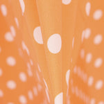 Sergé Élastique Pois mandarine - Ribes y Casals