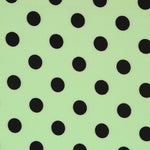 Sergé Élastique Noir Menthe - Ribes y Casals