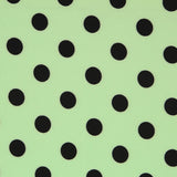 Sergé Élastique Noir Menthe - Ribes y Casals