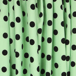 Sergé Élastique Noir Menthe - Ribes y Casals