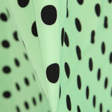 Sergé Élastique Noir Menthe - Ribes y Casals