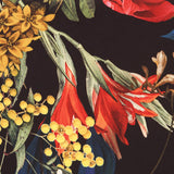 Sergé Stretch Fleurs Sauvages Noir - Ribes y Casals