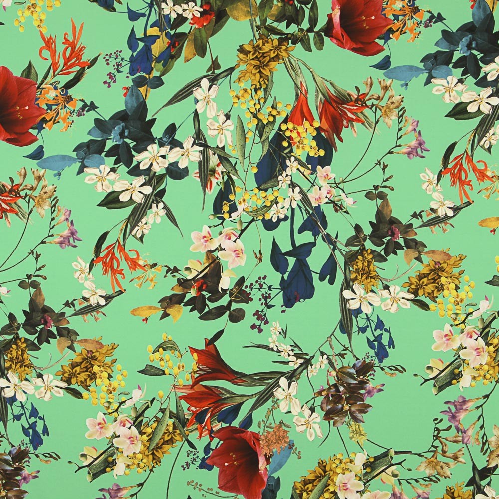 Sergé Sauvage Vert Menthe - Ribes y Casals