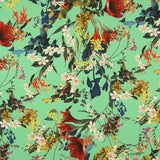 Sergé Sauvage Vert Menthe - Ribes y Casals