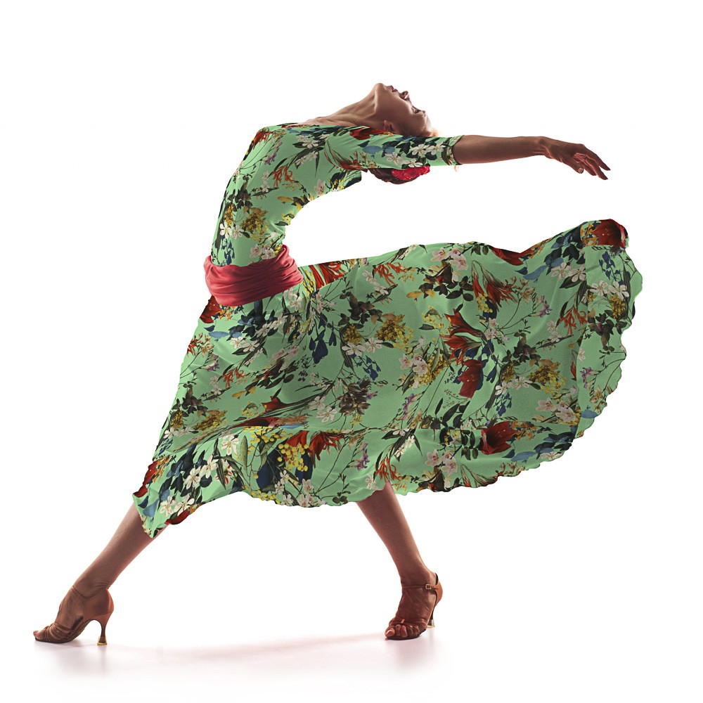 Sergé Sauvage Vert Menthe - Ribes y Casals