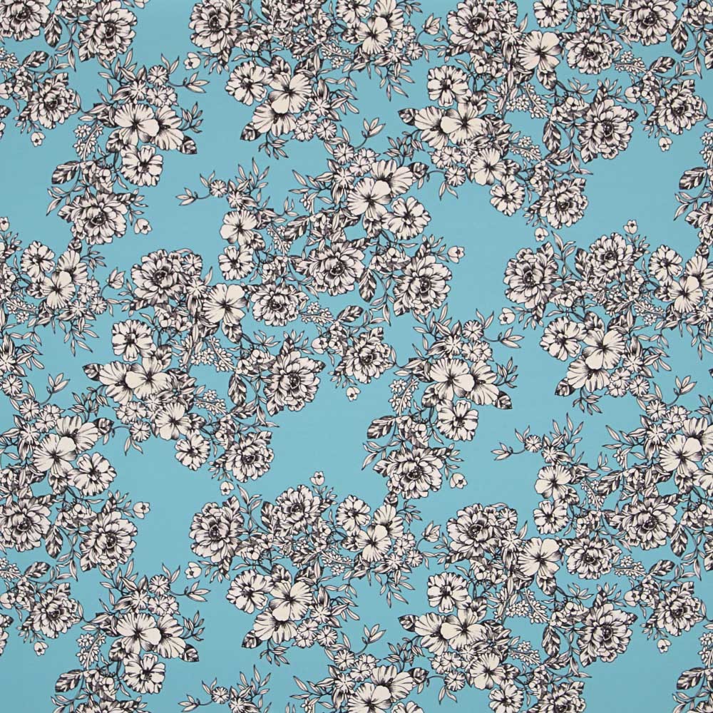 Sergé Élastique Vintage Bleu - Ribes y Casals