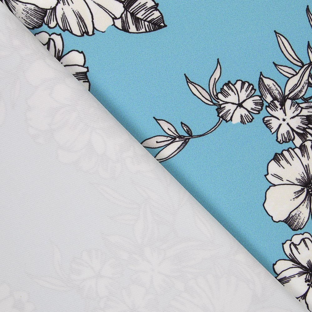 Sergé Élastique Vintage Bleu - Ribes y Casals