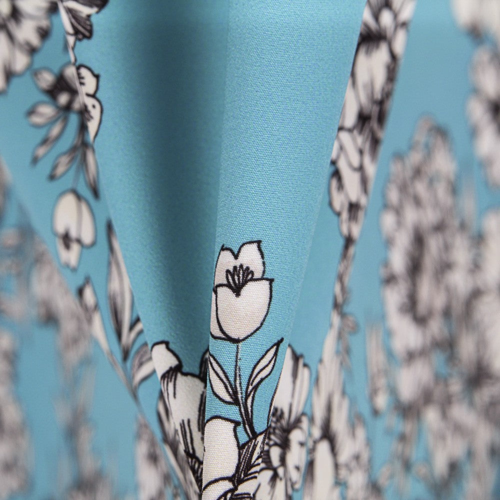 Sergé Élastique Vintage Bleu - Ribes y Casals